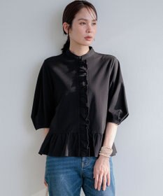 組曲 S 【先行予約・WEB限定】ツイルジャージーフリル カットソー