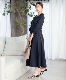 Tiaclasse L 【洗える】シンメトリープリーツワンピース