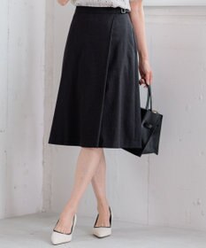 23区 S 【セットアップ対応】アイアスマットストレッチ フレア スカート