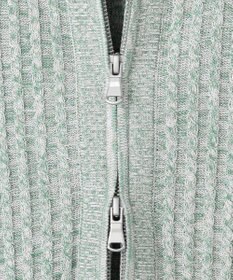 JOSEPH HOMME 【新柄】シルクバルキー　ハイネックジップアップニット