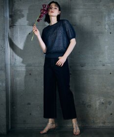 自由区 【カトリエムブーケ】Un pull en dentelle シアーニットプルオーバー