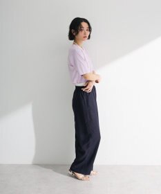 Green Parks 接触冷感ウエストレイヤードツイルパンツ