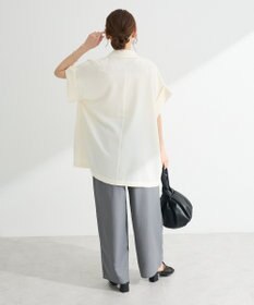 Green Parks 接触冷感ウエストレイヤードツイルパンツ