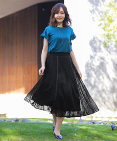 Tiaclasse ラインレーススカート