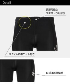 CW-X 【MEN】スポーツタイツ　ジェネレーター　ハーフ　/ワコール　HZO635