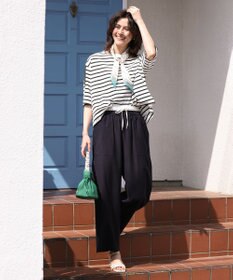 Green Parks 接触冷感ウエストレイヤードツイルパンツ