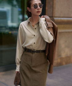 ラムレザー ステンカラー ジャケット / 23区 | ファッション通販