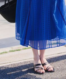 Tiaclasse ラインレーススカート