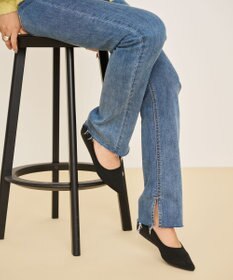 steppi 【洗える/撥水】グリッター ポインテッド パンプス