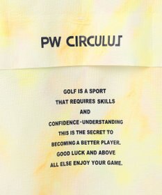 PW CIRCULUS 【MEN】タイダイ柄 メッシュポケットシャツ ゴルフ