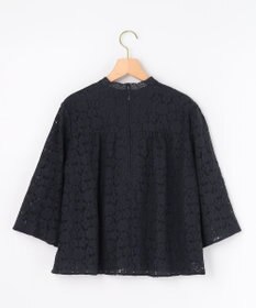 組曲 L 【先行予約・WEB限定】フラワーラッセルレーススタンド襟 ブラウス