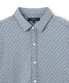 JOSEPH HOMME パターンジャガードストレッチ  /  レギュラーカラー半袖シャツ