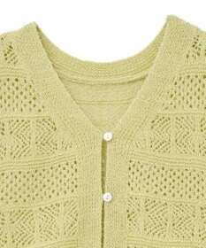 AMERICAN HOLIC 【前後2WAY】レース編みニットベスト