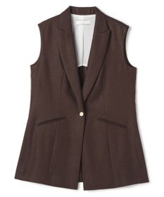 BEIGE， CAROLE / リネンライクノースリーブジレジャケット