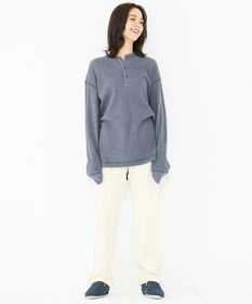 JOSEPH ABBOUD MOUNTAIN 【SPACE／UNISEX】OGコットンワッフル カットソー