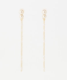 23区 【APPLAUDIR】チェーンパール イヤリング