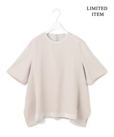 ICB L 【WEB限定・UVケア・速乾・洗える】 FluidBackSatin  Tブラウス