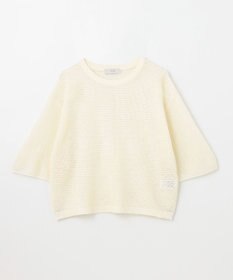 ANY 【洗濯機可/アンチピリング】アイレットメッシュニット