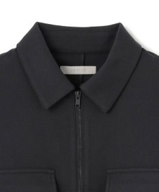 UNFILO MENS 【男女兼用】フラノライク ハーフジップ シャツブルゾン [24年秋冬商品]