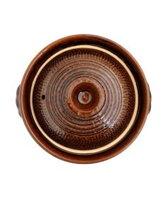 たち吉 【たち吉】伊賀飛びカンナごはん鍋（飴釉）〈１個〉伊賀焼