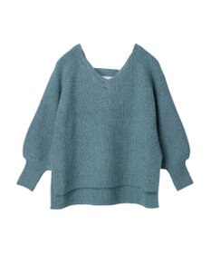 Green Parks ・Ｐｅｔｉｔ　Ｆｌｅｕｒ　両Ｖネックニットチュニック