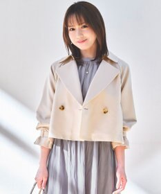 ANY SIS S 【低身長企画】ショートトレンチ コート