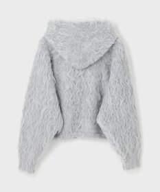 GRACE CONTINENTAL 起毛ニットパーカー