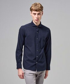 JOSEPH HOMME 【新モデル】トリコサッカーストレッチ 　ホリゾンタルカラーシャツ