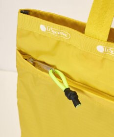 LeSportsac MSGM LG EMERALD TOTE/ロゴトートイエロー
