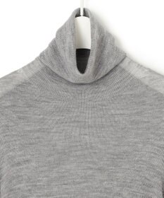 ICB 【洗える】シアーウール タートルニット