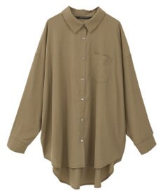 YECCA VECCA バックギャザーロングシャツ