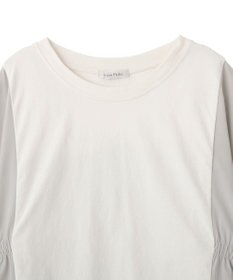 Green Parks ７分袖サイドシャーリングドッキングプルオーバ