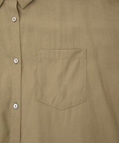 YECCA VECCA バックギャザーロングシャツ