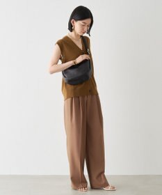 russet ＜ブランド人気No.1ショルダー＞ソフトレザーラウンドショルダーバッグ(CE-1326-WEB)