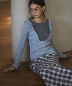 CRAFT STANDARD BOUTIQUE レイヤード風フード付きプルオーバー