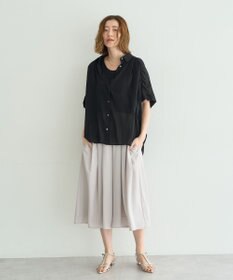 YECCA VECCA 【UVカット】ガウチョパンツ