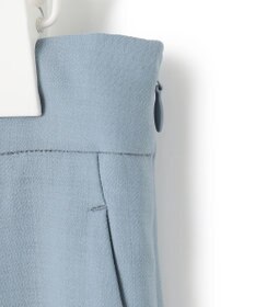 ICB 【洗える】ウール2WAYストレッチ ワイドストレートパンツ