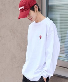 WEGO 【ユニセックス着用ITEM/MLサイズ展開】別注BENDAVISワンポイントT（LS）