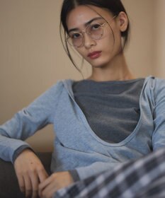 CRAFT STANDARD BOUTIQUE レイヤード風フード付きプルオーバー