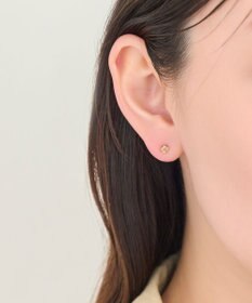Phoebe 【金属アレルギー対応】プチフラワービジュースタッドピアス　ピンク