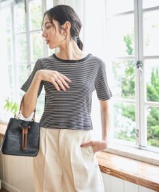 WEGO 【洗える/SML】コンパクトリブT