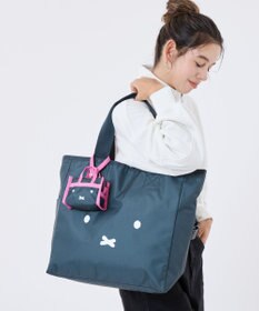 LeSportsac MICRO WEEKENDER CHARM/ミッフィーグリーン/ピンクチャーム