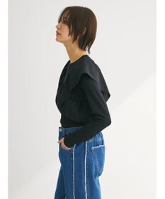 Green Parks ・ＳＵＧＡＲ　ＳＰＯＯＮ　アシンメトリーフリルロンＴＥＥ