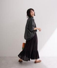 Green Parks すっきりウエストティアードスカート