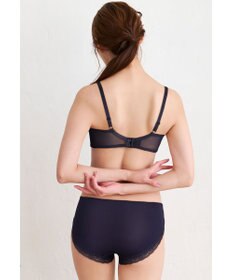 WACOAL ブラジャー 【リボンブラ 脇すっきり】 脇高設計 着やせシルエット 動いても谷間キープ レディース BXB423 /ワコール