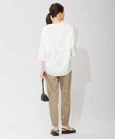 ICB 【洗える】 ブラウスライクジャージー ドルマンスリーブカットソー