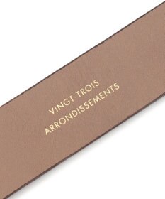 23区 【滝沢眞規子さん着用】ホールレス ベルト