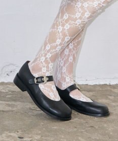 INTER-CHAUSSURES 【ANGEL ALARCON】オブリークトウストラップシューズ