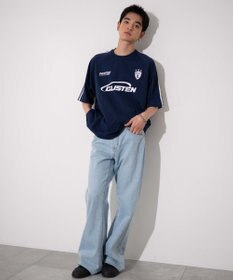 WEGO 【ユニセックス着用ITEM/MLサイズ展開】ゲームロゴスリーブラインT