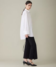 ICB L 【洗える】 コットンサテンシャーティング シャツ